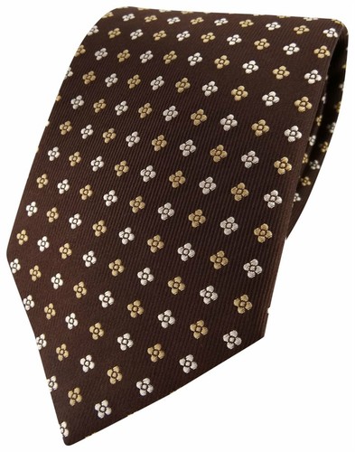 Designer seidenkrawatte braun - designer,