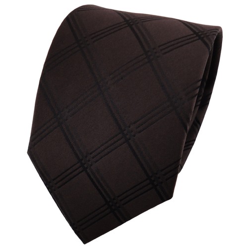 Tigertie seidenkrawatte braun - seidenkrawatte,