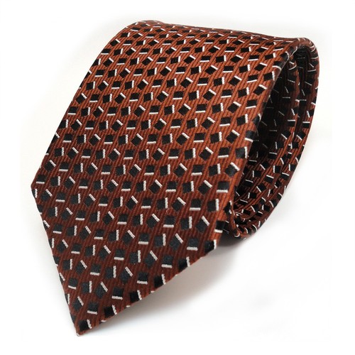 Designer seidenkrawatte braun - designer,