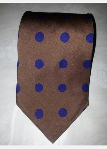 Emw krawatte braun royalblau - emw,