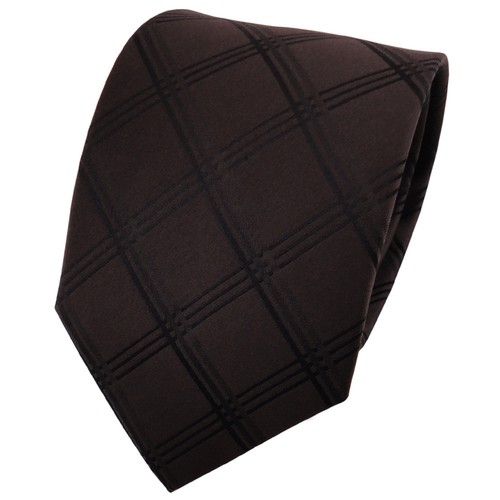 Tigertie seidenkrawatte braun - seidenkrawatte,