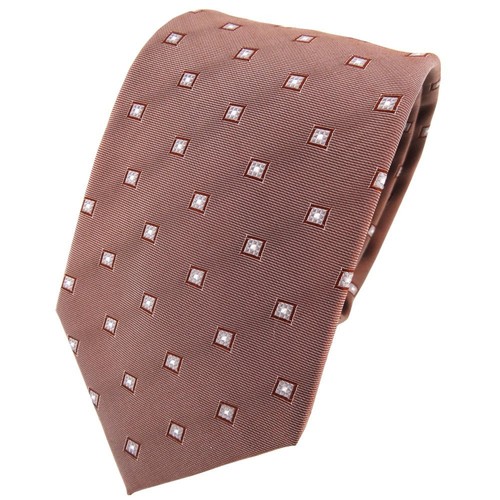 Tigertie seidenkrawatte braun - tigertie,